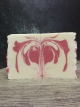 Candy Cane soap with goats milk